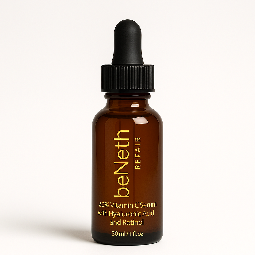 beNeth Repair 20% Vitamin C Serum + Hyaluronic Acid and Retinol